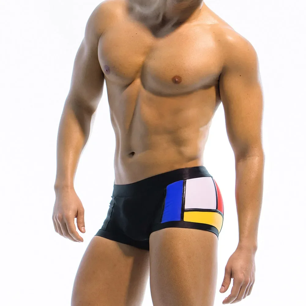Boxer Shorts Modal - ชุดว่ายน้ำสำหรับผู้ชายกางเกงว่ายน้ำแบบบ็อกเซอร์สำหรับผู้ชายกางเกงว่ายน้ำขาสี่เหลี่ยมกางเกงว่ายน้ำขาสั้นแบบบ Surf