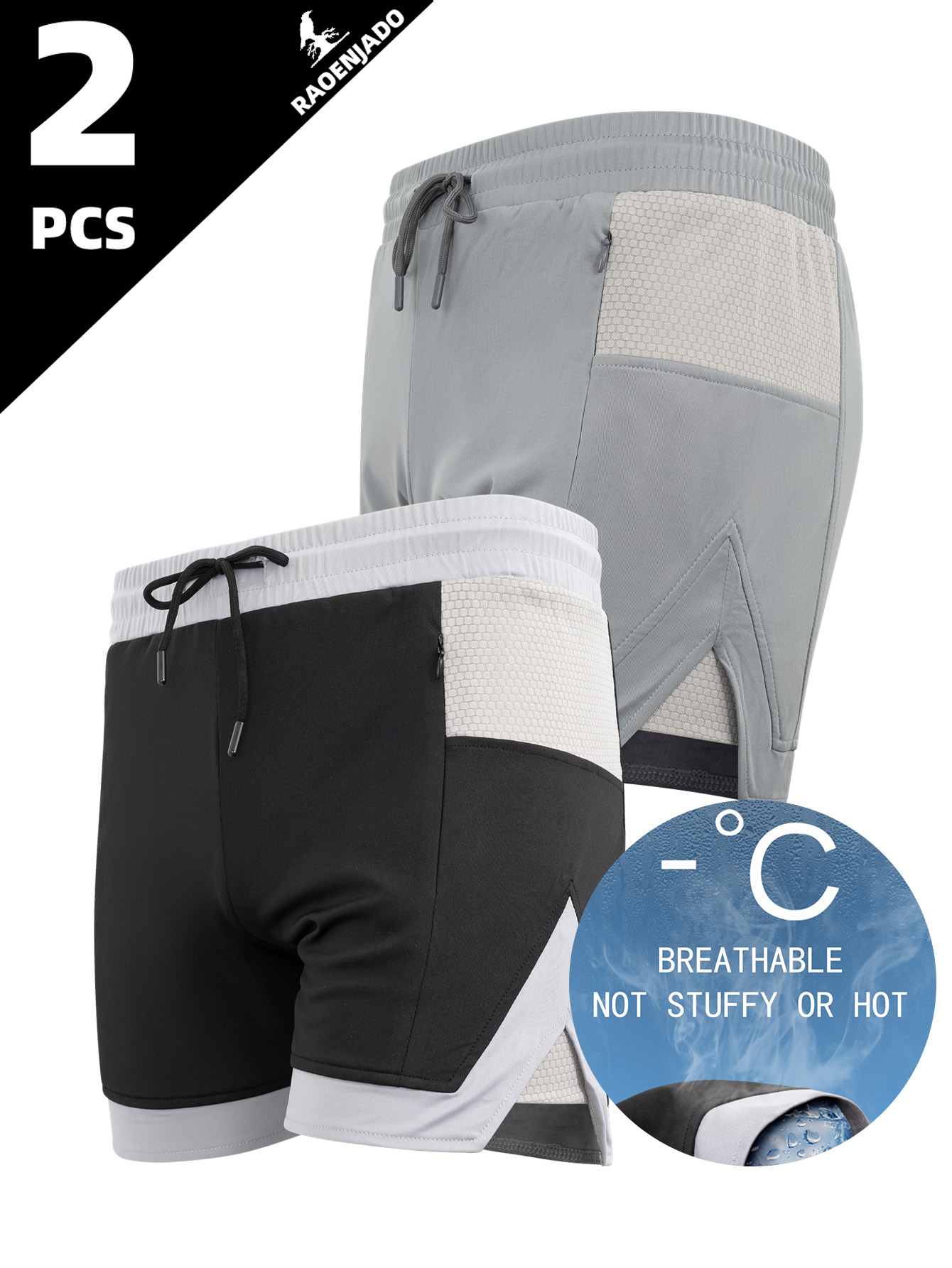กางเกงขาสั้นกีฬาผู้ชาย แห้งเร็ - Trunk Breathable Men บทวิจารณ์และราคา