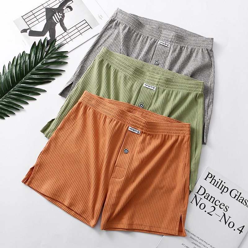 1/2/3/7 PCSMen's Threaded Aro  - Boxer Brief Pack Cotton บทวิจารณ์และราคา