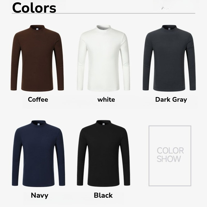 เสื้อเบสเลเยอร์คอสูงแขนยาวแบบส - Base Layer Top บทวิจารณ์และราคา