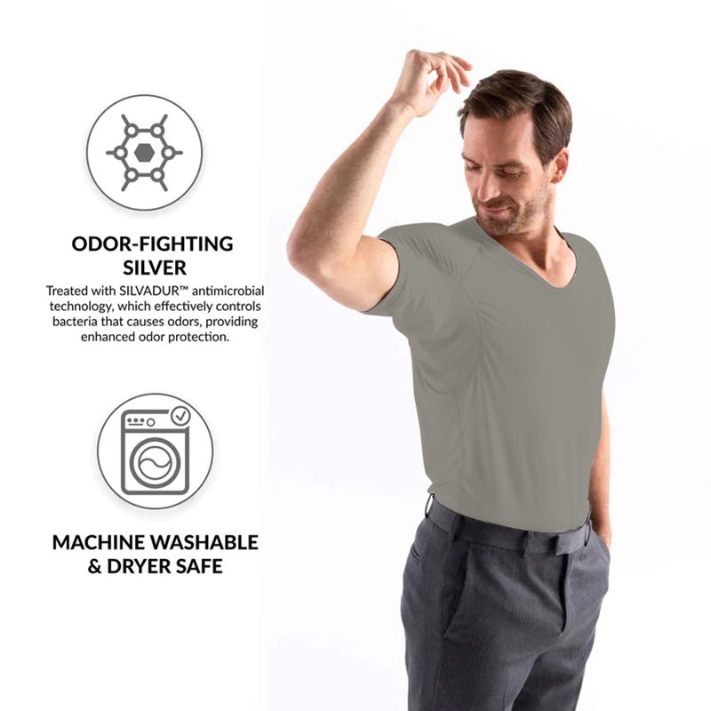 ผู้ชาย Undershirts เสื้อยืดป้อ - Undershirt Crew Neck บทวิจารณ์และราคา