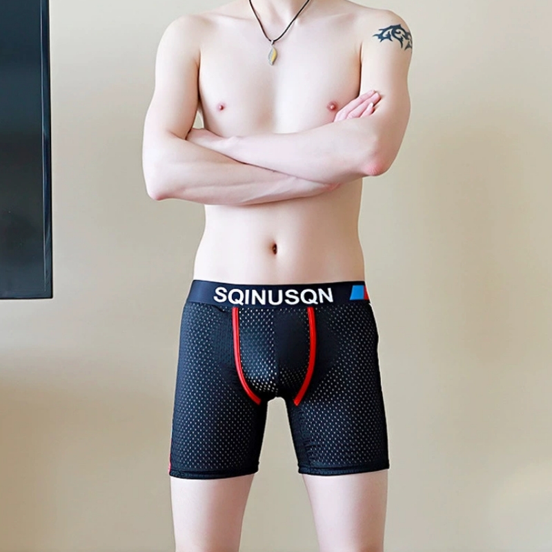กางเกงบ็อกเซอร์ชายผ้าไอซ์ซิลค์ - Mesh Sport Boxer บทวิจารณ์และราคา