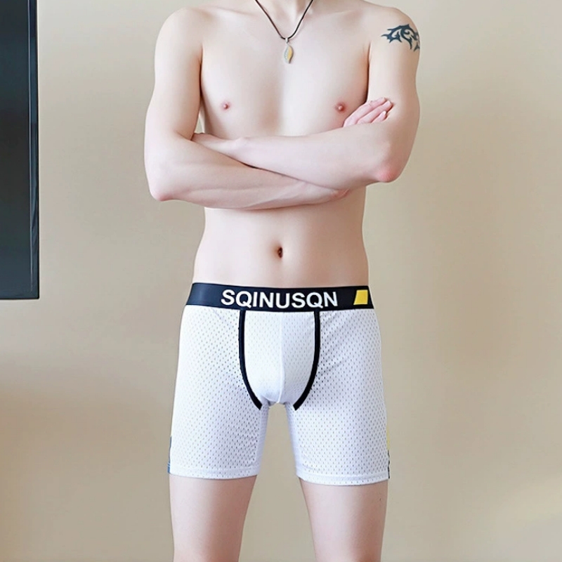 กางเกงบ็อกเซอร์ชายผ้าไอซ์ซิลค์ - Mesh Sport Boxer บทวิจารณ์และราคา