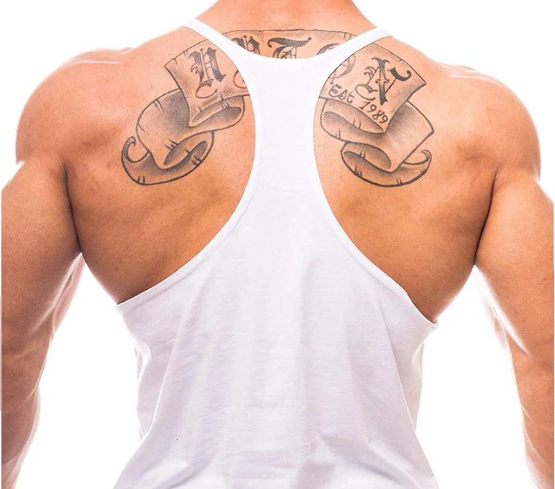 Top Gyms เสื้อผ้าผู้ชาย Tank V - Undershirt Crew Neck บทวิจารณ์และราคา