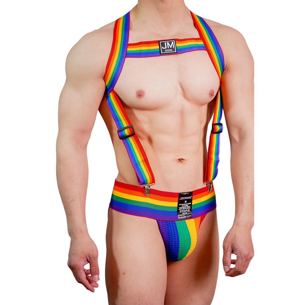 JOCKMAIL ชุดรัดตัวสีรุ้งแบบปรั - Jockstrap Athletic บทวิจารณ์และราคา