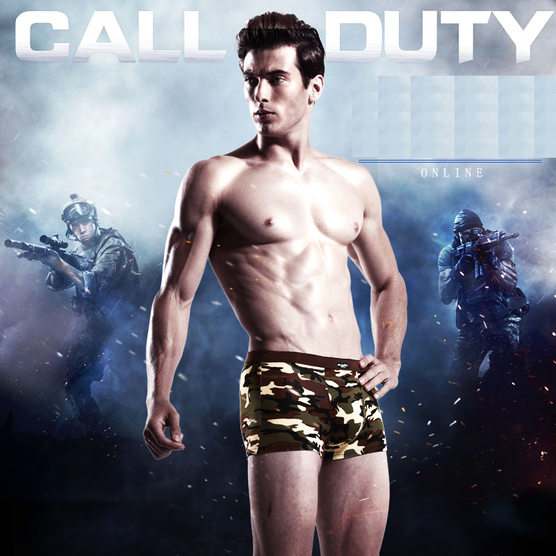 4 ชิ้น/ล็อต Camouflage นักมวยผ - Multi Pack Underwear บทวิจารณ์และราคา